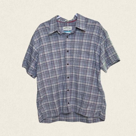 Orvis Other - Orvis Plaid Short Sleeve Button Down Shirt